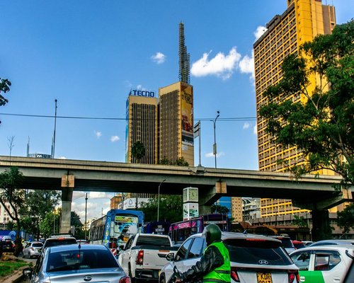 calm city street in Nairobi